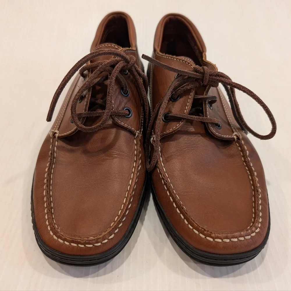 FRAU Made in Italy Brown Leather Men's Oxford Loafer Shoes size 43